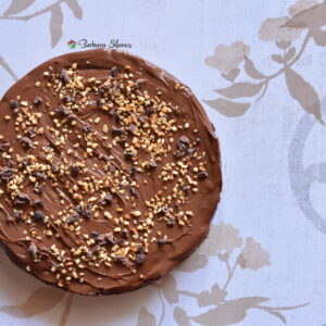 Crostata al cacao con ganache al gianduia