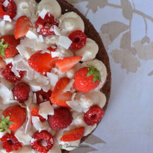 Torta soffice al cacao con crema al cocco